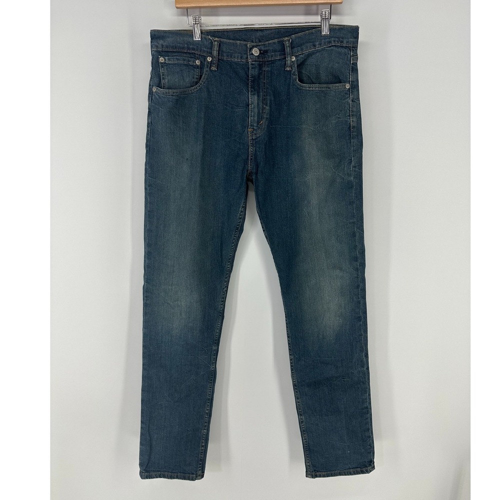 Levi's 508 Jeans Mens 33x32 Blue Regular Taper Denim Pants 508-0115 Casual